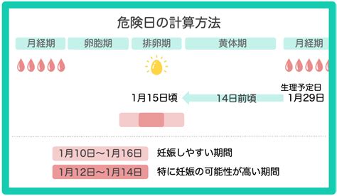 安全日と危険日の計算ツール 